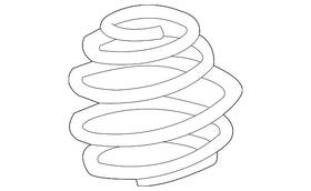 31-33-1-093-071 Bmw Genuine Coil Spring