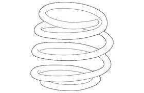 31-33-1-543-687 Bmw Genuine 2021-2024 430i - Coil Spring