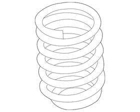 31-33-2-282-921 Bmw Genuine 2006-2007 M5 - Coil Spring