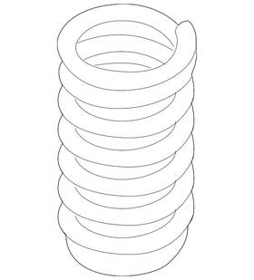 31-33-6-778-113 Bmw Genuine Spring