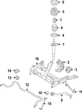 31-33-6-865-635 Bmw Genuine 2017 M2 - Coil Spring