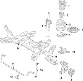 31-33-6-872-337 Bmw Genuine Coil Spring
