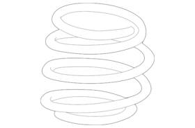 Bmw 31-33-6-884-931 Genuine Coil Spring