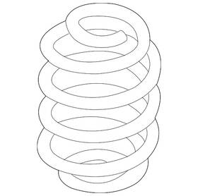 33-53-1-095-714 Bmw Genuine Coil Spring