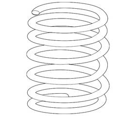 33-53-6-779-865 Bmw Genuine Coil Spring