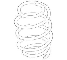 33-53-6-882-855 Bmw Genuine Coil Spring