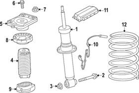33-53-6-889-057 Bmw Genuine Coil Spring