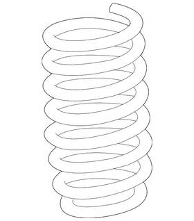 33-53-6-889-979 Bmw Genuine Coil Spring 33-53-6-889-979 Bmw Genuine Coil Spring