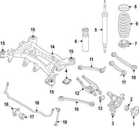 Bmw 33-53-7-857-313 Genuine Coil Spring