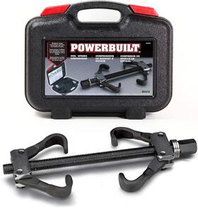 648628 Brand Alltrade Powerbuilt Strut Coil Spring Compressor Tool Kit Compress Remove And Black