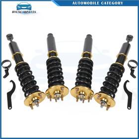 12253398 Byuscarparts Coilovers For 03-07 Honda Accord Suspension Kits Adj. Height Struts Shocks