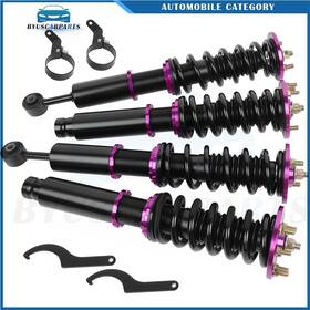 12253417 Byuscarparts Coilovers For 2003-07 Honda Accord Suspension Set Adj.height Struts Shocks