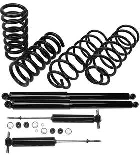 Dfrc1963r-s Carolina Classic Parts 1963 Buick Riviera Front And Rear Coil Spring Shock Kit Stock Oe Height
