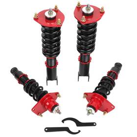 13442299 Choiceshare For 2004-2011 Mazda Rx-8 Red Shocks Strut Suspension Springs Kits Coilovers 4pcs