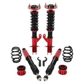 13442358 Choiceshare For 13-19 Nissan Sentra B17 Shocks Red Absorber Spring Coilovers Struts 4pcs
