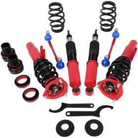 13442387 Choiceshare For 04-13 Skoda Octavia Mk2 Coilovers Coil Springs Suspension Struts Shocks 4pcs