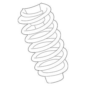 68136932ab Chrysler Oe For Town And Country 2013-2016 Rear Coil Spring