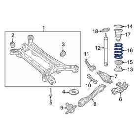 68237941ac Chrysler Oe For Pacifica 2021-2024 Rear Coil Spring
