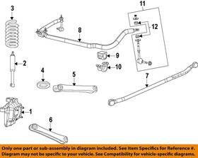 68172127ab Chrysler Oem 13-18 3500 Front Suspension Components-spring