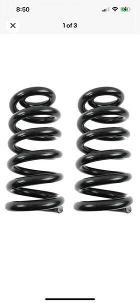 Clp-fcs6102-2 Classic Performance Fcs6102-2 Lowering Springs Front Black Pair #4