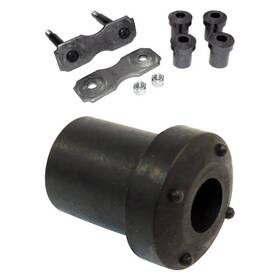 Bndl-693-190790 Crown Front Leaf Spring Shackle And Bushing Kit
