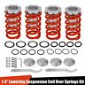 Cs34401 Lowering Suspension Coilover Red Springs For Honda Civic Crx