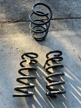 Tt-f209 Custom Touring Tech Lowering Springs 1.7 Inch F/1.8 R Red For 2015 Mustang