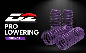 D-sp-fo-15-1 D2 Pro Lowering Springs 1.7 Inch F/1.8 R For 2015 Ford Mustang -