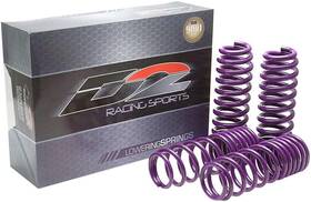 D-sp-to-76 D2 Racing A86075 Lowering Sport Springs Lower Drops 2 In For 18 Camry Fwd