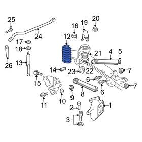 52121621aa Dodge Oe For Ram 2500 2009 Front Coil Spring