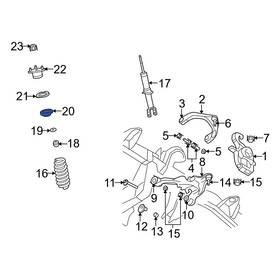 Dodge Oe 55366387ab For Ram 1500 2006-2010 Upper Coil Spring Insulator