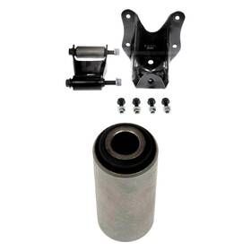 Bndl-709-190728 Dorman Solutions Rear Leaf Spring Shackle And Bushing Kit