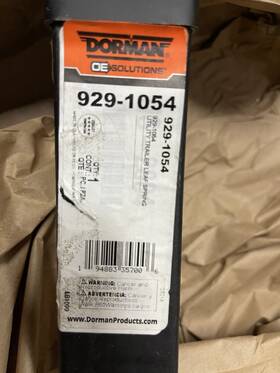 929-1054 Dorman Oe Solutions Leaf Spring Trailer Suspension Component