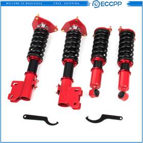 Ecc118980pp Eccpp Coilovers For 1991-99 Mitsubishi 3000gt Struts Suspension Springs Kit Adj Height
