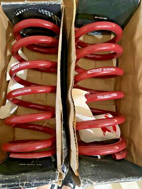 1100-0500-500 Eibach 5.0 O.d. X 11 Inch Tall1-500lbs 1-550lbs Rate Conventional Rear Spring Lot 2