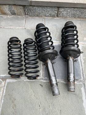 8575.140 Eibach Vw Golf Gti Jetta Gli 1.8t Lowering Springs Stagg Front Struts Mk4 00-05