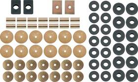 34106g Energy Suspension Bushings 1955-57 Chevrolet Bel Air Sedan And 6 Passenger Wagon Black Polyurethane Body
