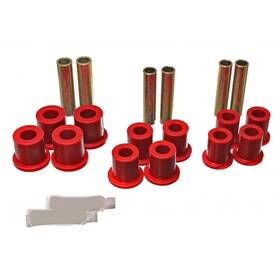 Tlx-eng4.2140r-cl360a72 Energy Suspension For Ford F-250 Hd 1997 Spring Shackle Bushings Red