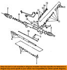 F3az3d527a Ford Oem Steering Gear-outer