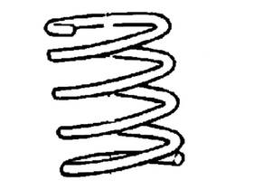 1s4z-5310-ja Ford Genuine Coil Spring