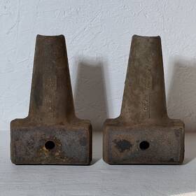 2c34-5598-aa Ford 99-07 F250 F350 Oe Leaf Spring Spacer Lift Block Set Of 2 Pair
