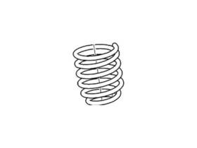 3f2z-5310-aa Ford Genuine Coil Spring
