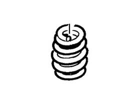 4f1z-5560-ea Ford Genuine Coil Spring