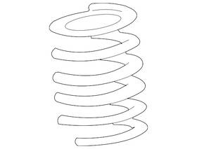 4l2z-5310-ja Ford Genuine Coil Spring