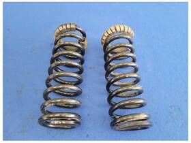 517-00437 Ford 1996-1998 Mustang Cobra 4.6l Front Coil Springs Black Oem Factory 2512
