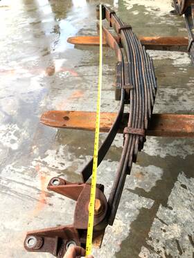 518.f45f21 Ford Rear Leaf Spring With Hanger 1999-2016 F450 F550 Pair