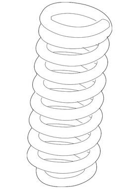 Ford 5c3z-5310-q Genuine Coil Spring