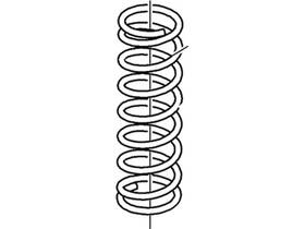 5s4z-5b669-fa Ford Genuine Coil Spring