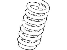 8l3z-5310-n Ford Genuine Coil Spring