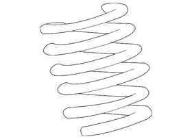 9l1z-5310-m Ford Genuine Coil Spring
